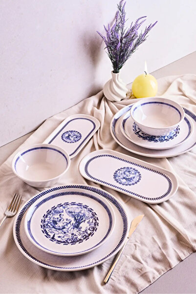 Perotti French Vintage 8 Parça 2 Kişilik Yemek Takımı