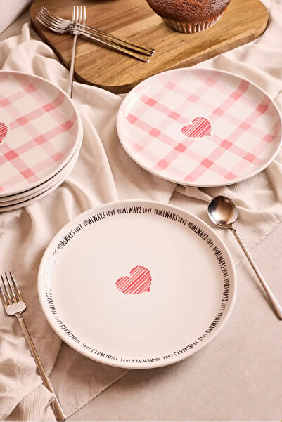 Perotti طقم كيك على شكل قلوب لـ 6 أشخاص 21 سم