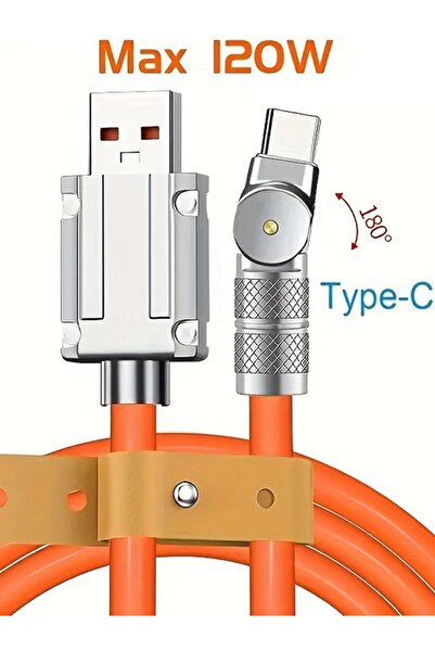 MOBİL GO Realme Uyumlu Typce Usb Hızlı Şarj Kablosu 120W 6A