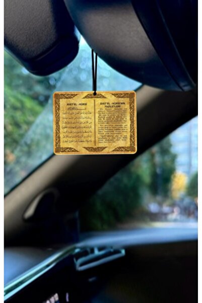 ŞAYLIĞ ART Lavanta Kokulu Ayetel Kürsi Yazılı Araç Ayna Süsü – Oto Aksesuar, ...