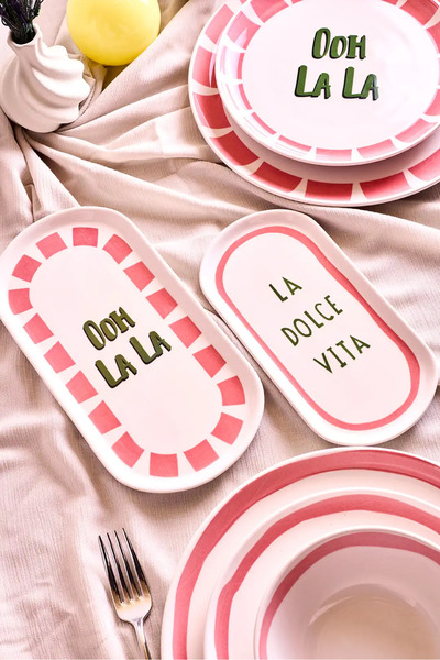 Perotti La Dolce Vita 8 Parça 2 Kişilik Yemek Takımı