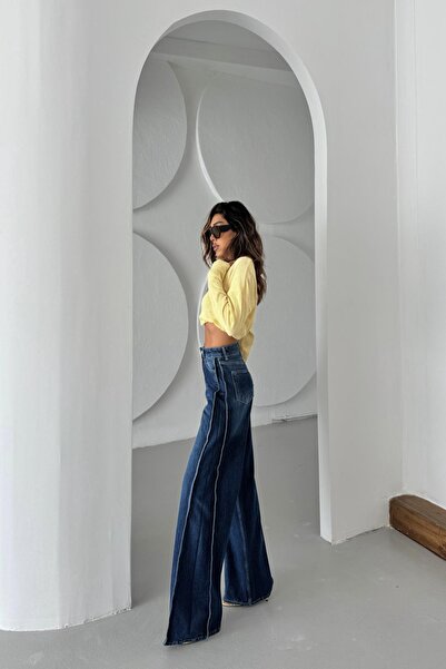 XRAY JEANS Dámské volné široké modré baggy džíny