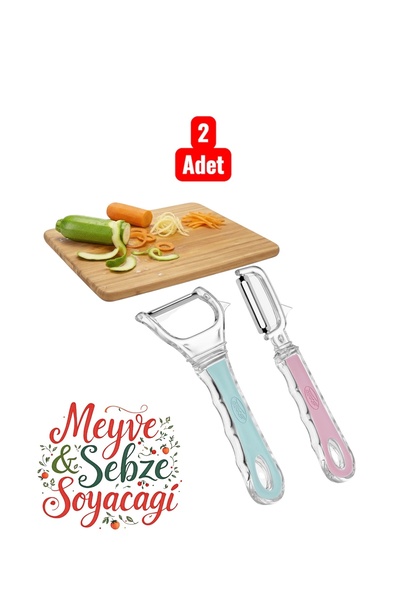 Dem Home Fruit and Vegetable Peeler Fruit Peeler Vegetable Peeler Set of 2 Side and Flat Model Peeler