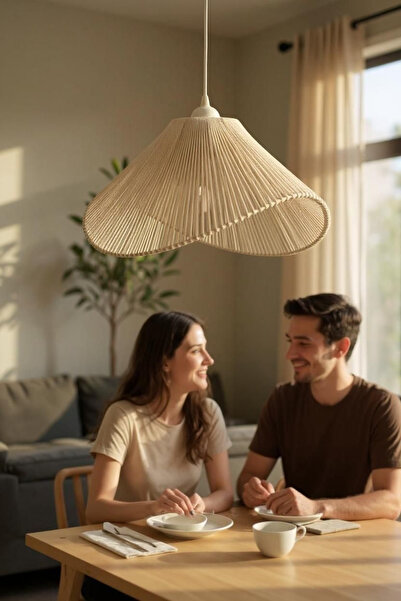 Bubihome Elysia Makrome Avize, El Yapımı Bohem Aydınlatma