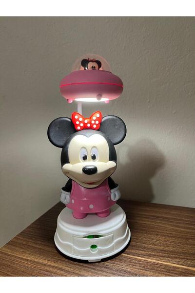 Genel Markalar Şarjlı Pembe Mickey Mouse Masa Lambası Kalem Traşlı, Çocuklar ...