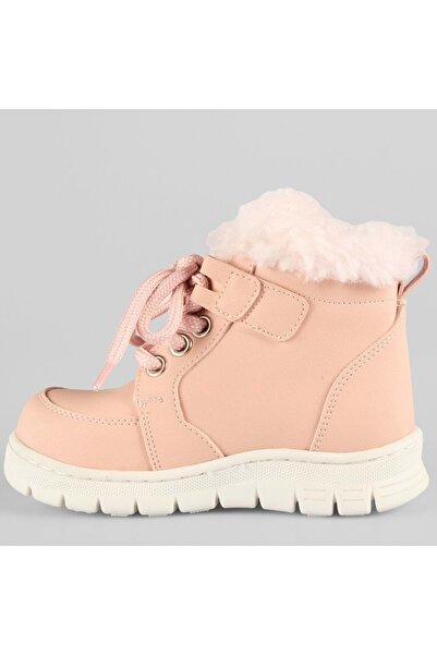 Kids Club Shoes Vicco Punto Kürklü Ortopedik Çocuk Bot PUDRA