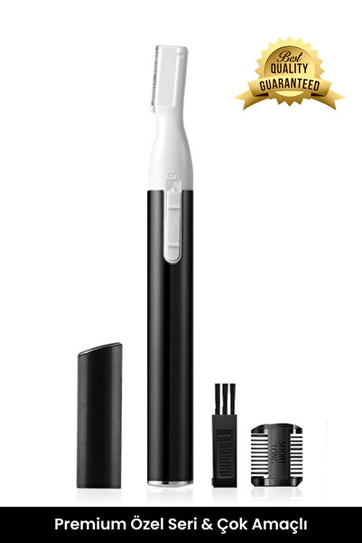 Noriyen Premium Özel Seri Pilli Burun Kıl Alma Sakal Düzeltme Kaş Bıyık Kulak...