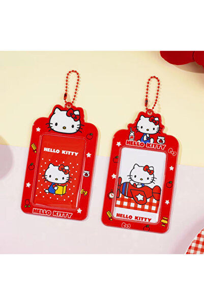 Miniso قطعتان من حامل بطاقات هيلو كيتي من سانريو كاواي، قطة لطيفة من مادة PVC...