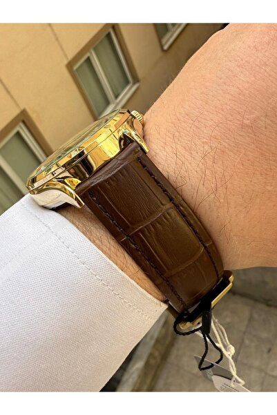 Reward Men's Wristwatch - Original Leather Cord, Automatic Waterproof