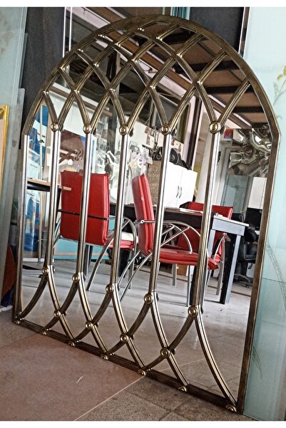 artglass vitray Metal Görünümlü Mobilya Ayna (115x130)
