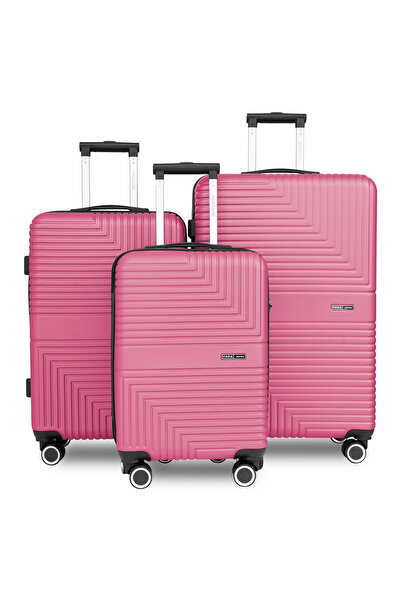 PARAJOHN Strato Lightweight ABS Hard Side 8 Spinner Wheel Luggage Set of 3 with Lock 20/24/28 inch