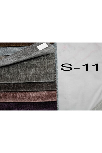 MebelPort Curtain Chenille Backdrop Curtain Double Wing with Fringe Edge (Right - Left Wing)