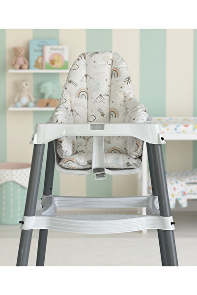 Wayne's وسادة كرسي مرتفعة للأطفال من القطن الفاخر