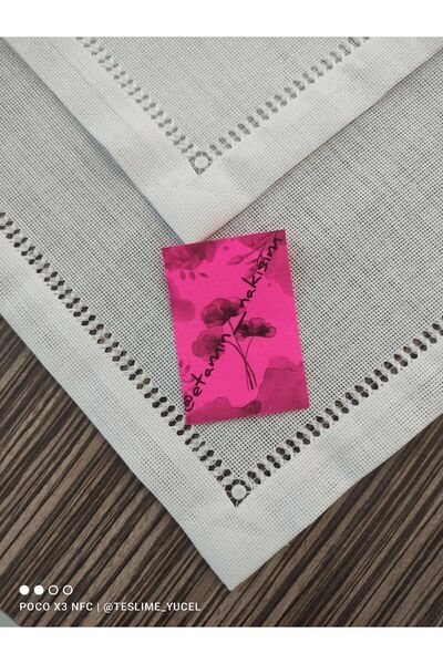 Etamin nakisim Uğur Ipek 3parça Salon Takımı Runner,orta Sehpa Ve Zigon Sehpa...