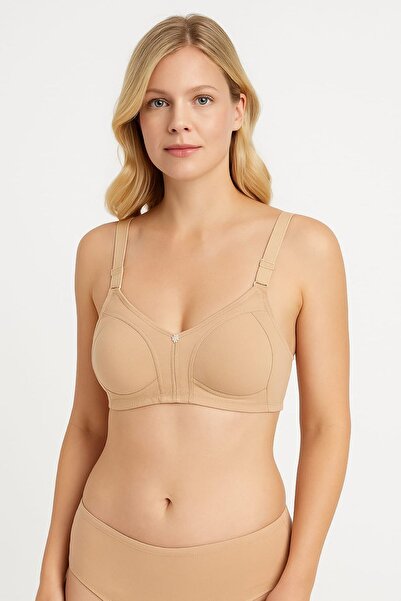 enmodaiçgiyim Γυναικείο σουτιέν Seamless Jersey Fabric Gatherer - Skin