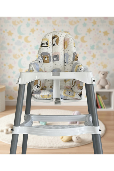 Wayne's Lüx Pamuklu Bebek Çocuk Mama Sandalyesi Minderi