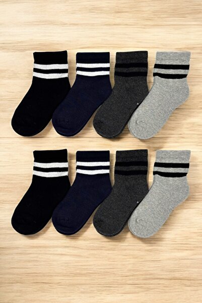 tibo 8 чифта безшевни зимни дебели хавлиени чорапи с кръгове