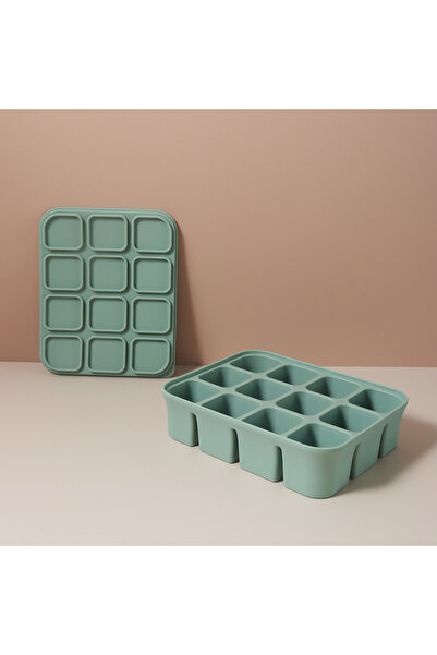 Choice صينية تجميد طعام الأطفال المصنوعة من السيليكون الآمن غذائيًا ذات 12 شب...