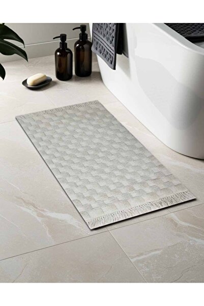 Al Kaffary Carpet Kafton Luxury Entrance Rug with Elegant Design and High Quality Material, Silver