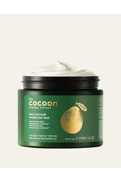 The Cocoon Original Vietnam قناع الشعر بالبوميلو 200 مل، علاج عميق لتقوية الش...