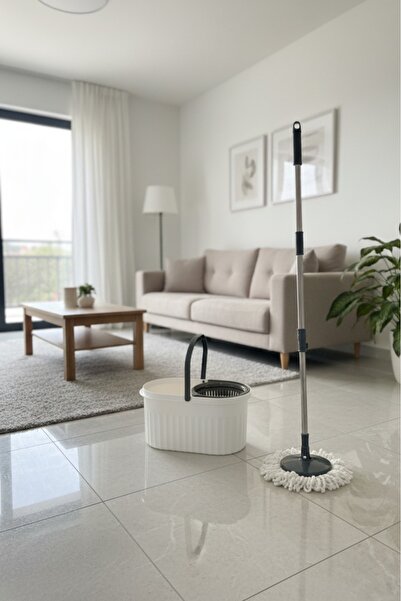 MİMOZA PARK 360° Döner Başlıklı Otomatik Lüx Mop Temizlik Seti 14 Litre ( BEY...