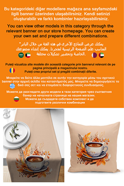 Bertille Home Autumn Series - Double Sided Digital Printed Throw Pillow Cover (Halloween Pity Cushion Cover)