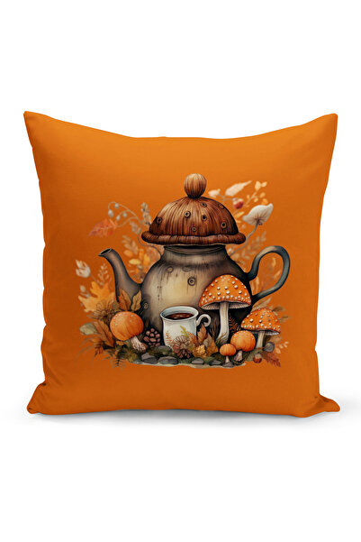 Bertille Home سلسلة الخريف - غطاء وسادة مطبوع رقميًا على الوجهين (غطاء وسادة ...