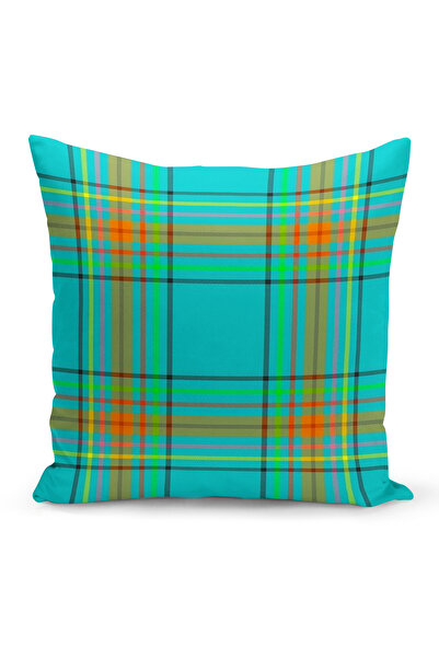 Bertille Home Autumn Plaid Series Double Side Printed Throw Pillow Case (Hall...