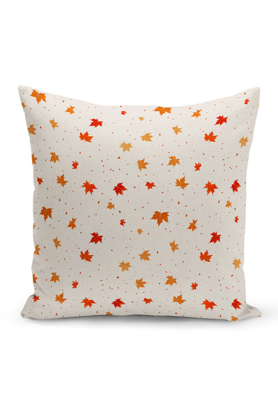 Bertille Home Φθινοπωρινή καρό σειρά με εμπριμέ κάλυμμα μαξιλαριού διπλής όψη...