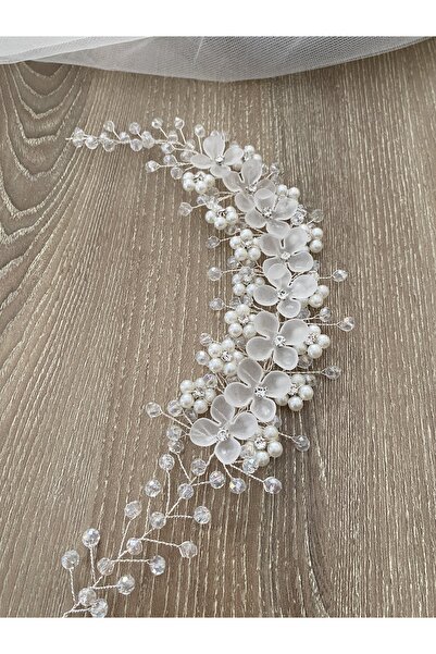 ASİMEL TASARIM Bridal Tiara Hair Accessory Wedding Henna Wedding Promise Engagement Graduation