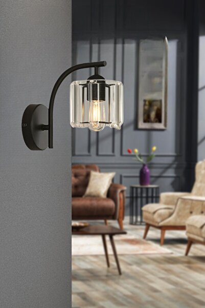 ESSLİGHT Milan Aplik Kristal Taşlı Modern Dekoratif Duvar Aydınlatma