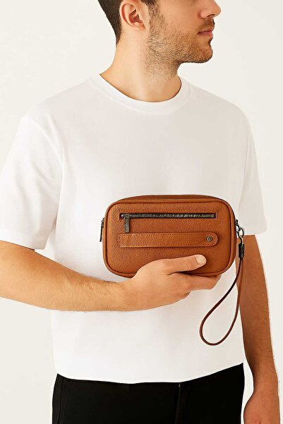 Çantachım حقيبة يد جلد تابا بورتفوليو مقاوم للماء