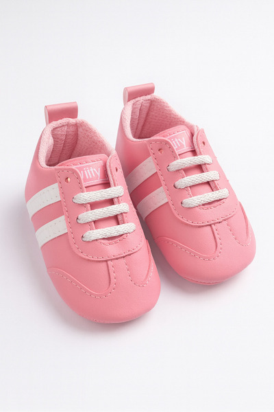 mia mia Baby Anatomical and Anti-Slip Sole Stylish Sports Flexible First Step Shoes Size 20-21