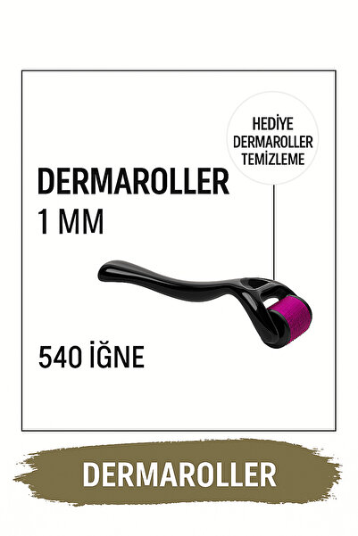 SEVDALYA Dermaroller Saç ve Cilt Bakım Aleti – 540 Adet Titanyum İğne (1.00 m...