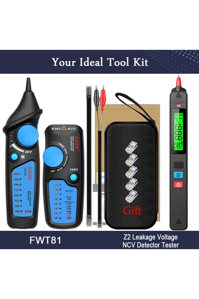 Choice1 مجموعة أدوات FWT81 من BSIDE، جهاز كشف تعقب كابلات الشبكة FWT81، جهاز ...