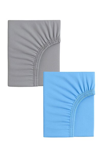 COTENCONCEPT 2 Adet Pamuklu ve Lastikli 60 x 120 x 15 cm Penye Bebek Çarşaf