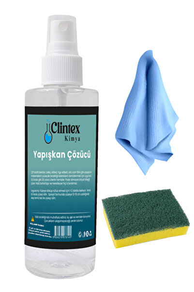 Clintex Kimya Yapışkan Izi Çözücü Sökücü Set 200 ml