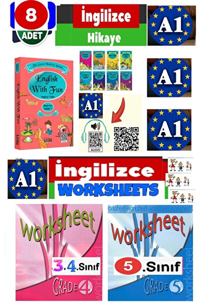 Language Publishers 8 cărți de lectură cu povești în limba engleză 2. Nivel Q...