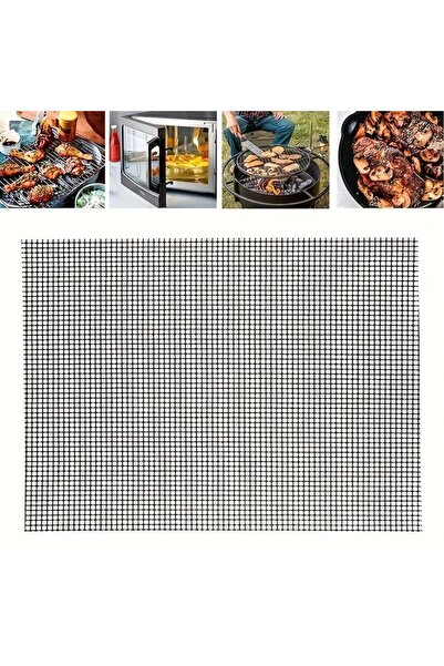 SyaMAG Plasa antiaderenta pentru gratar BBQ, 42x36 cm, material fibra de sticla