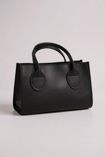 CELESTIAL COLLECTION Geantă Holly neagră din piele artificială moale Trend Square