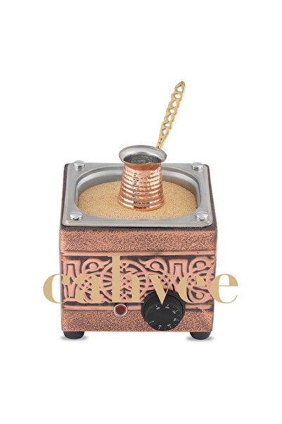 Ardıç Endüstriyel Cahvee Kumda Kahve Makinesi 16x16x15 cm | 1 Cezveli, Bakır, Elektrikli