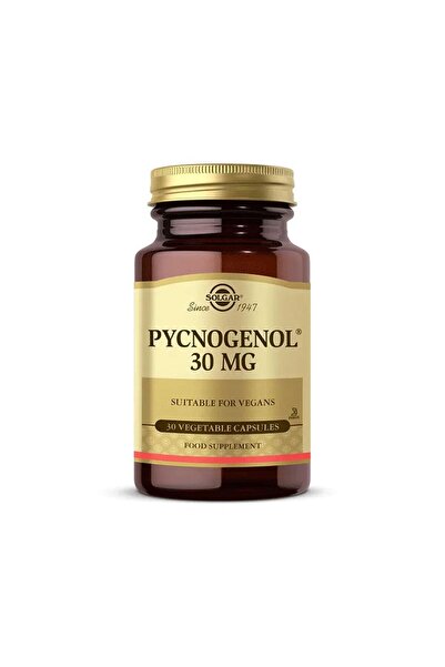 Solgar Pycnogenol 30 mg 30 Kapsül Takviye Edici Gıda