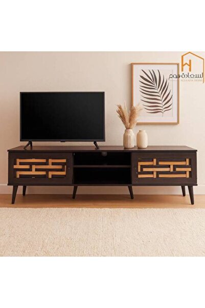 Al Saada Home Premium TV Unit - 160×40×45 cm - Brown