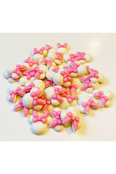 yorni 37 Pieces Resin Beads Mickey Minnie Buckle Decor Hobby Decoration