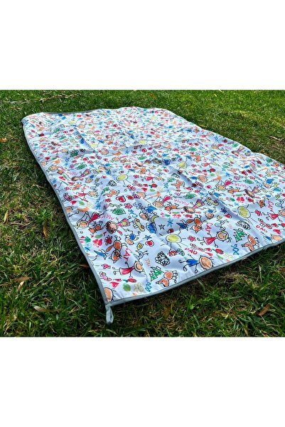 yorni 145x100cm Family, Sıvı Geçirmez, Makinada Yıkanabilir, Beslenme Ve Etkinlik Örtüsü Çok Amaçlı Örtü