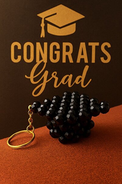 shamatolyesi سلسلة مفاتيح على شكل قبعة التخرج