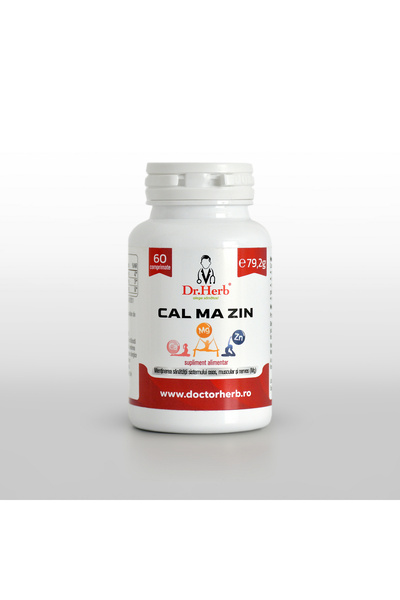 DOCTOR HERB CALCIU MAGNEZIU ZINC 60buc