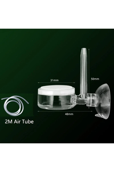 Choice atomizer with tube Air Pump Sand Stone Aquarium Oxygen Pump Fresh Air Stone Nano Bubble Bar Aquarium