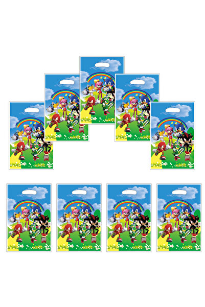 Miniso 30pcs 26x16.5 Sonic2 Sonic Birthday Party Gift Bags Candy Bags Goody Bags Sonic Birthday Party Suppl