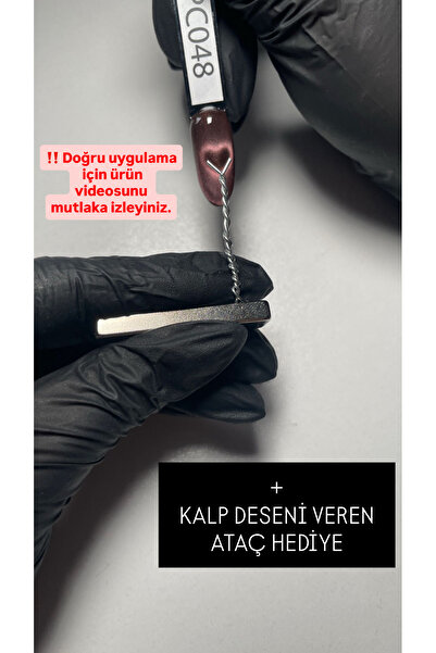 CROJE KALICI OJE Kalp Şekli Veren Ataç Hediyeli Süper Güçlü Cat Eye / Kedi Gö...